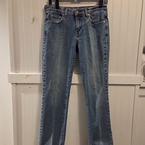 Stylish Levi 505 Blue Straight Leg Women's Jeans